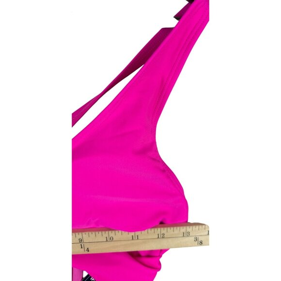 Blooming Jelly Women's Swimsuit One Piece Push Up Tommy Control Pink Size Medium - Picture 6 of 9